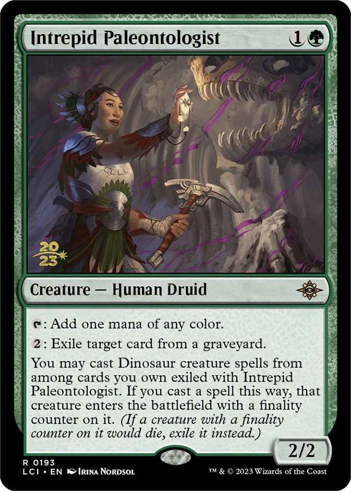 Intrepid Paleontologist [The Lost Caverns of Ixalan Prerelease Cards] | Galactic Gamez