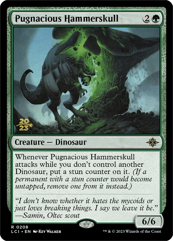 Pugnacious Hammerskull [The Lost Caverns of Ixalan Prerelease Cards] | Galactic Gamez