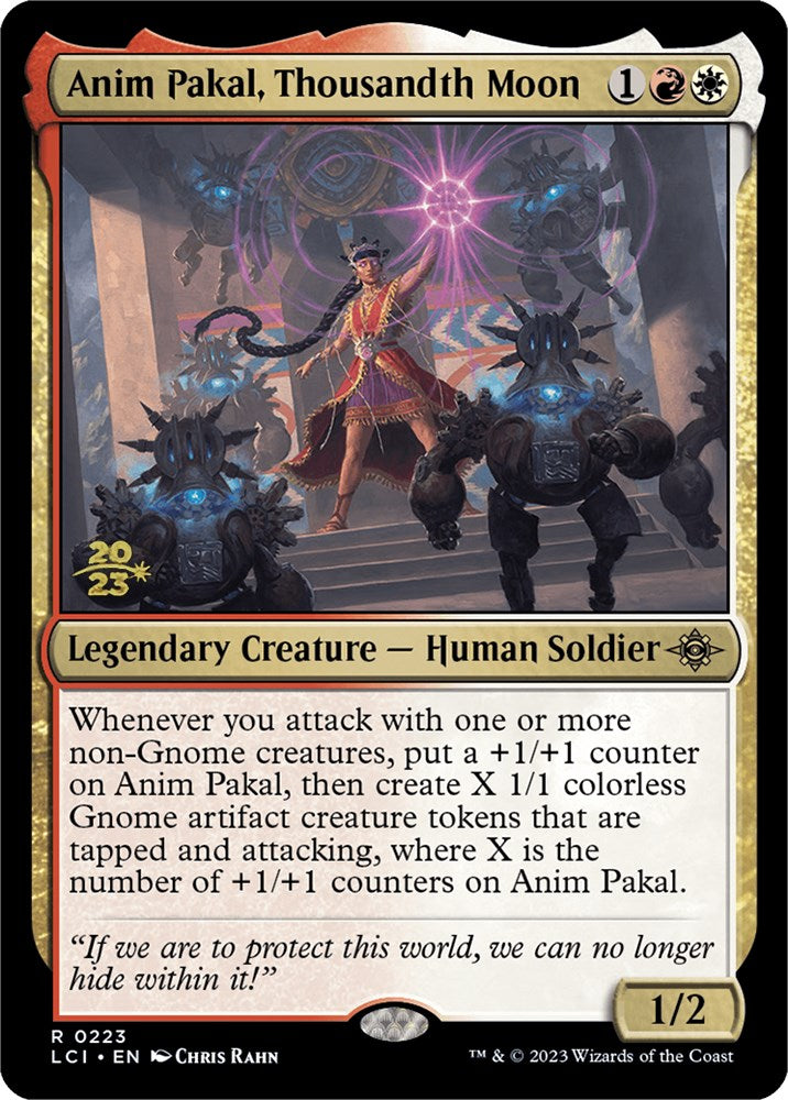 Anim Pakal, Thousandth Moon [The Lost Caverns of Ixalan Prerelease Cards] | Galactic Gamez