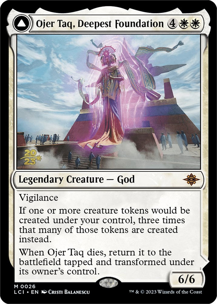 Ojer Taq, Deepest Foundation // Temple of Civilization [The Lost Caverns of Ixalan Prerelease Cards] | Galactic Gamez