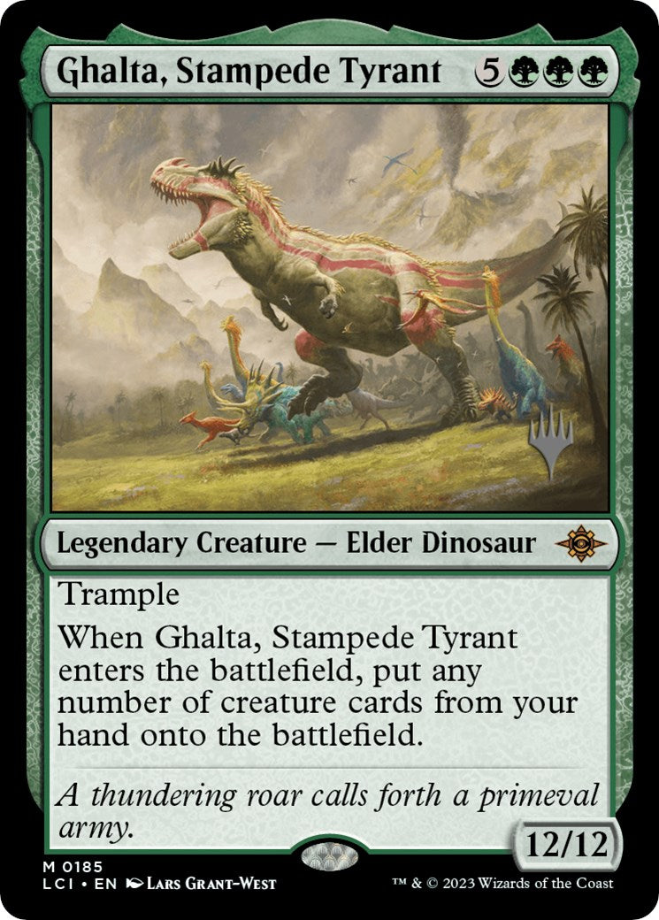 Ghalta, Stampede Tyrant (Promo Pack) [The Lost Caverns of Ixalan Promos] | Galactic Gamez