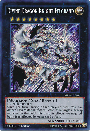 Divine Dragon Knight Felgrand [MP14-EN166] Secret Rare | Galactic Gamez