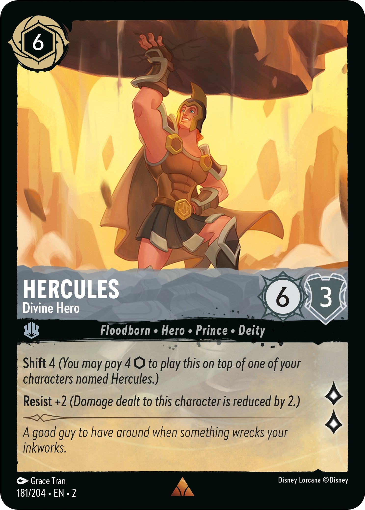 Hercules - Divine Hero (181/204) [Rise of the Floodborn] | Galactic Gamez