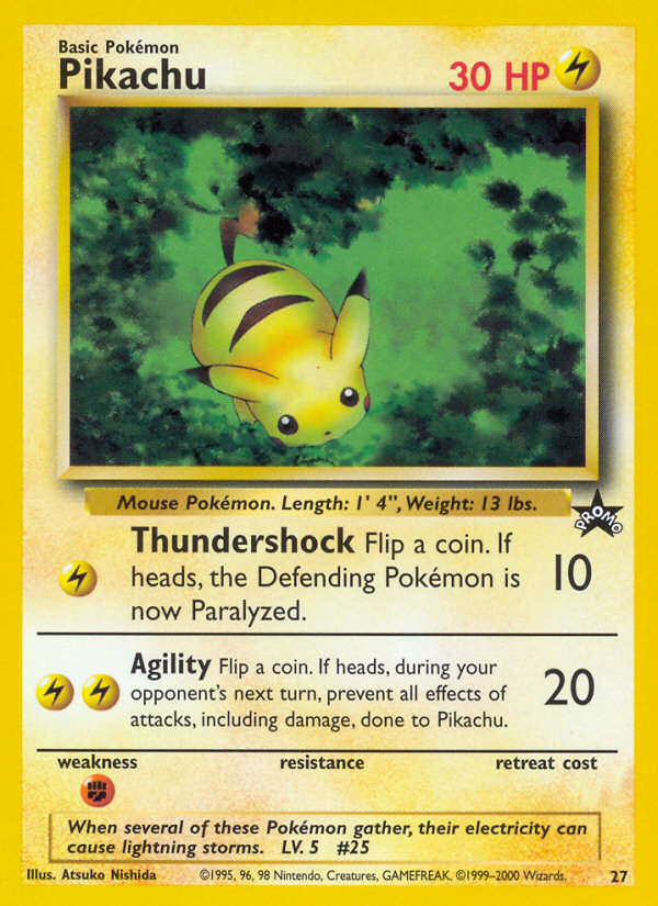 Pikachu (27) [Wizards of the Coast: Black Star Promos] | Galactic Gamez