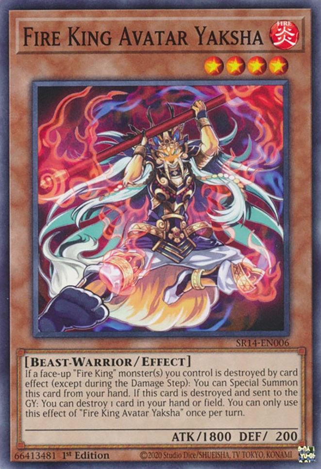 Fire King Avatar Yaksha [SR14-EN006] Common | Galactic Gamez