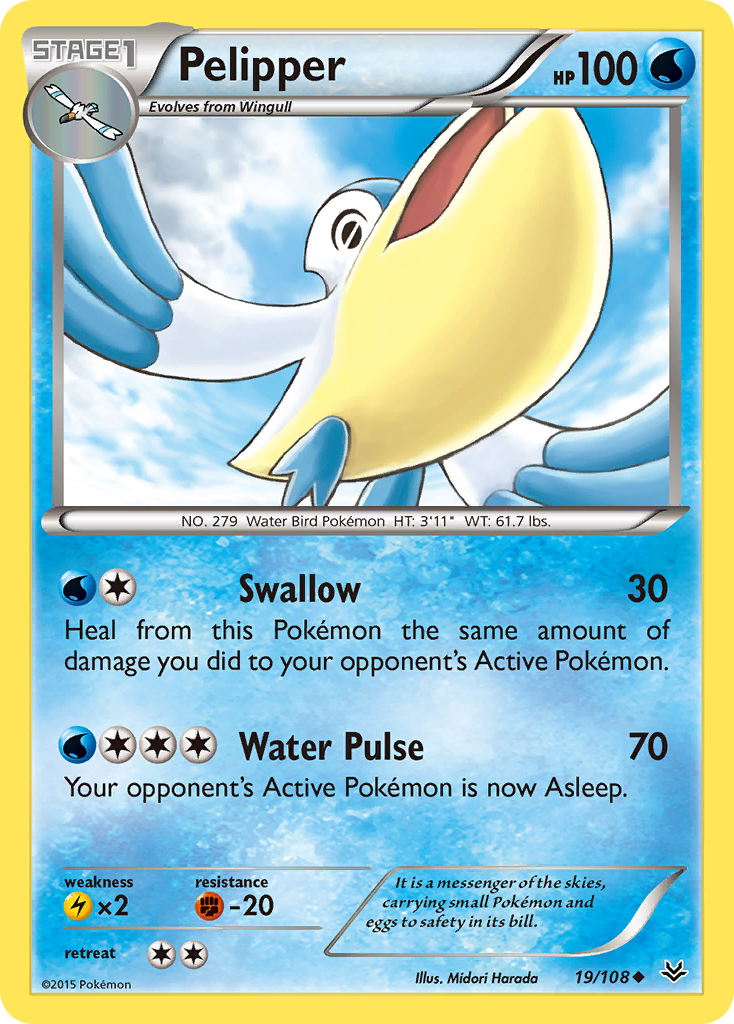 Pelipper (19/108) [XY: Roaring Skies] | Galactic Gamez