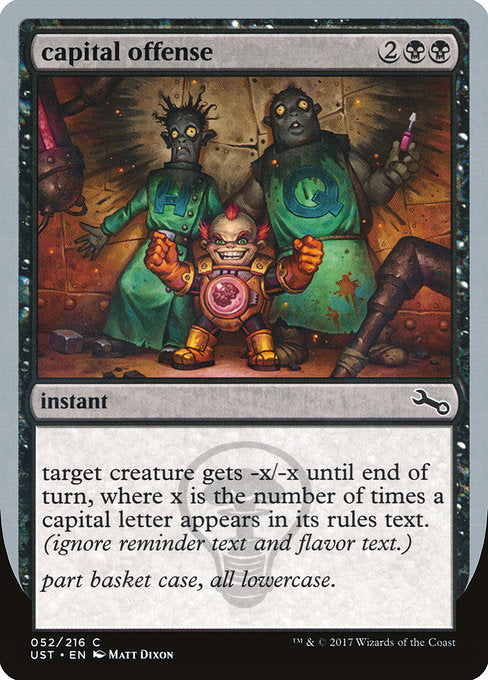 capital offense [Unstable] | Galactic Gamez