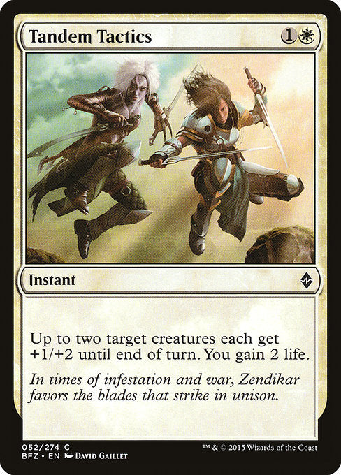 Tandem Tactics [Battle for Zendikar] | Galactic Gamez