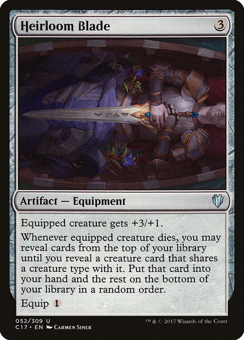 Heirloom Blade [Commander 2017] | Galactic Gamez