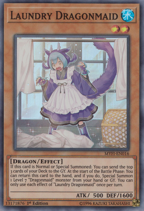 Laundry Dragonmaid [MYFI-EN016] Super Rare | Galactic Gamez