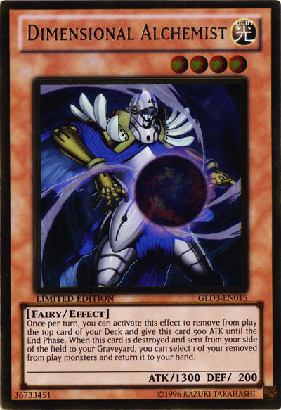 Dimensional Alchemist [GLD3-EN015] Gold Rare | Galactic Gamez