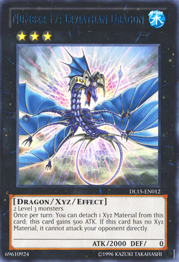 Number 17: Leviathan Dragon (Blue) [DL15-EN012] Rare | Galactic Gamez