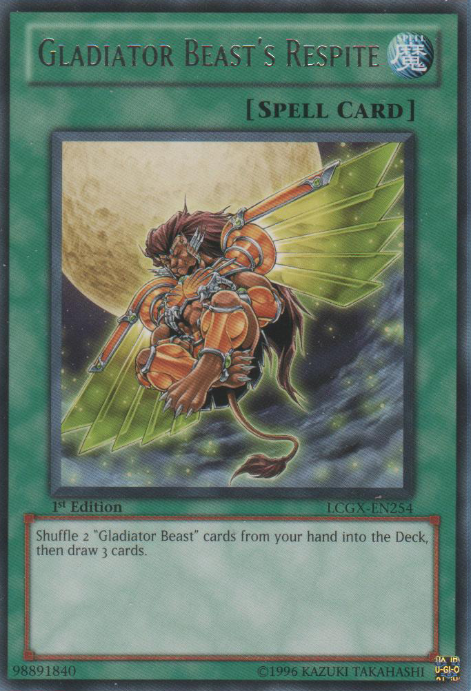 Gladiator Beast's Respite [LCGX-EN254] Rare | Galactic Gamez