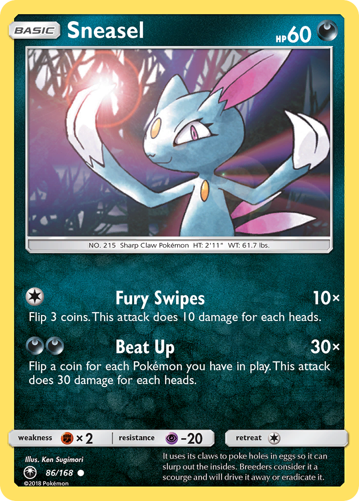 Sneasel (86/168) [Sun & Moon: Celestial Storm] | Galactic Gamez