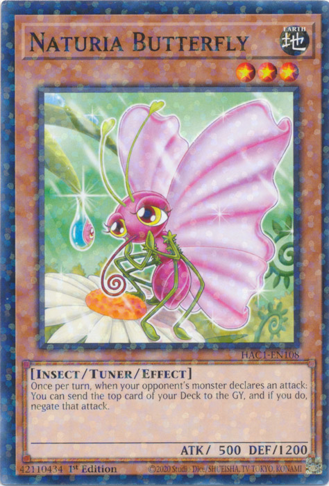 Naturia Butterfly (Duel Terminal) [HAC1-EN108] Common | Galactic Gamez