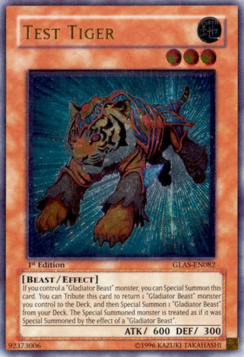 Test Tiger (UTR) [GLAS-EN082] Ultimate Rare | Galactic Gamez