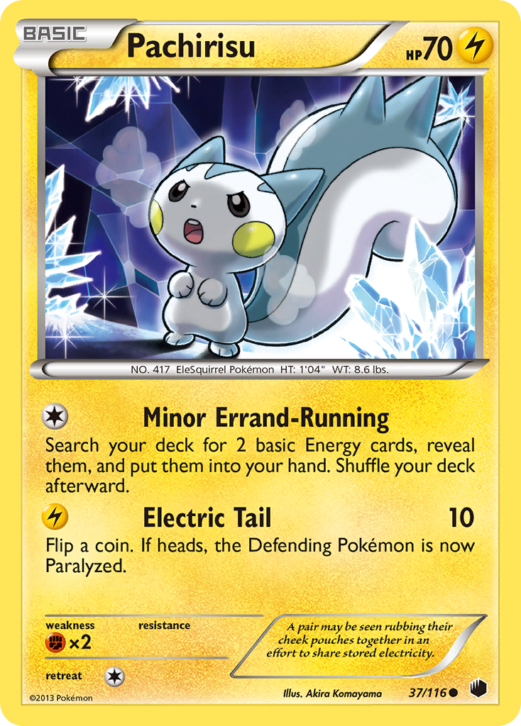 Pachirisu (37/116) [Black & White: Plasma Freeze] | Galactic Gamez