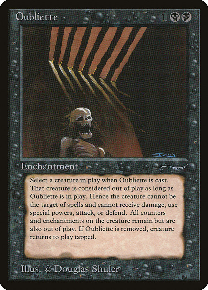 Oubliette (Dark Mana Cost) [Arabian Nights] | Galactic Gamez