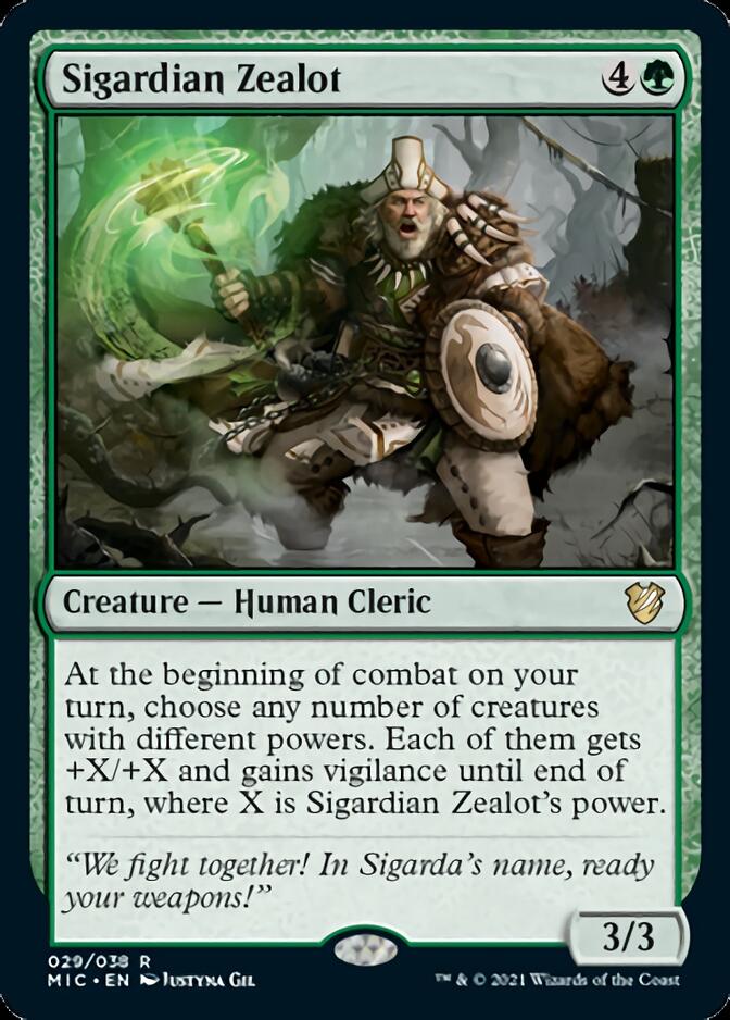 Sigardian Zealot [Innistrad: Midnight Hunt Commander] | Galactic Gamez