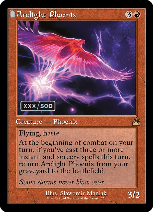 Arclight Phoenix (Retro) (Serialized) [Ravnica Remastered] | Galactic Gamez