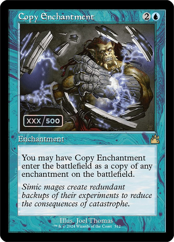 Copy Enchantment (Retro) (Serialized) [Ravnica Remastered] | Galactic Gamez