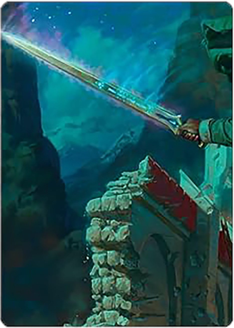 Anduril, Narsil Reforged Art Card [The Lord of the Rings: Tales of Middle-earth Art Series] | Galactic Gamez