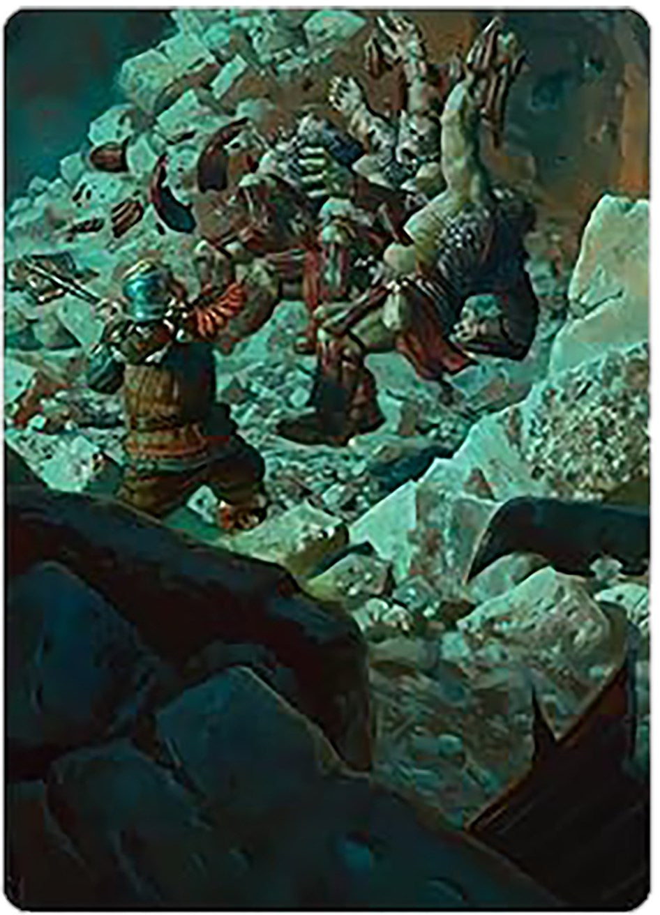 Gimli's Reckless Might Art Card [The Lord of the Rings: Tales of Middle-earth Art Series] | Galactic Gamez