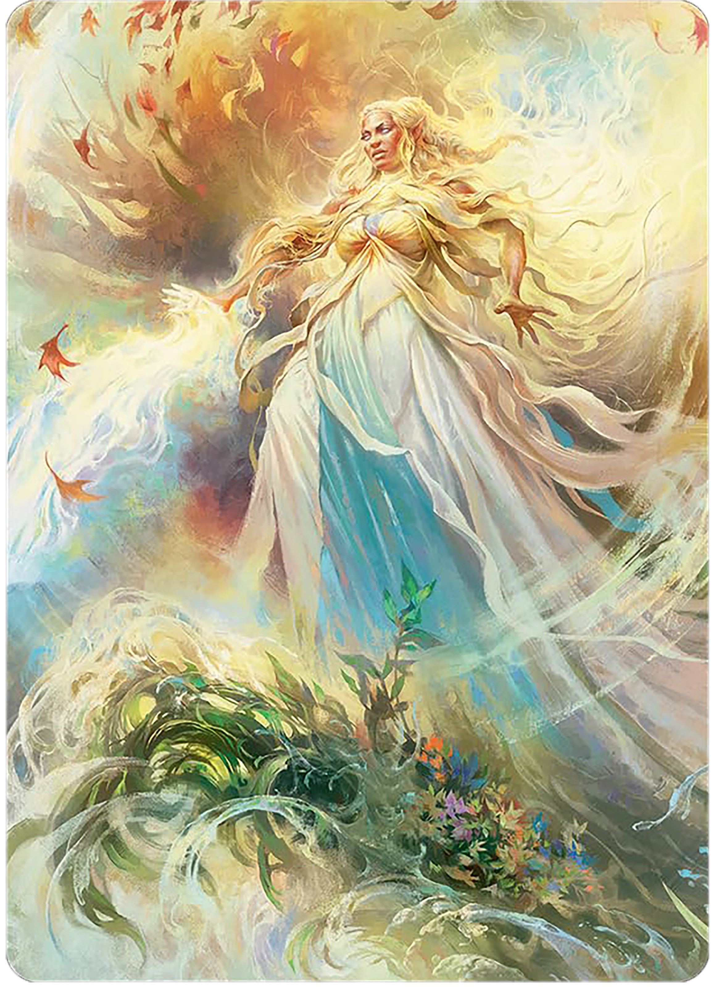 Galadriel, Light of Valinor Art Card [The Lord of the Rings: Tales of Middle-earth Art Series] | Galactic Gamez