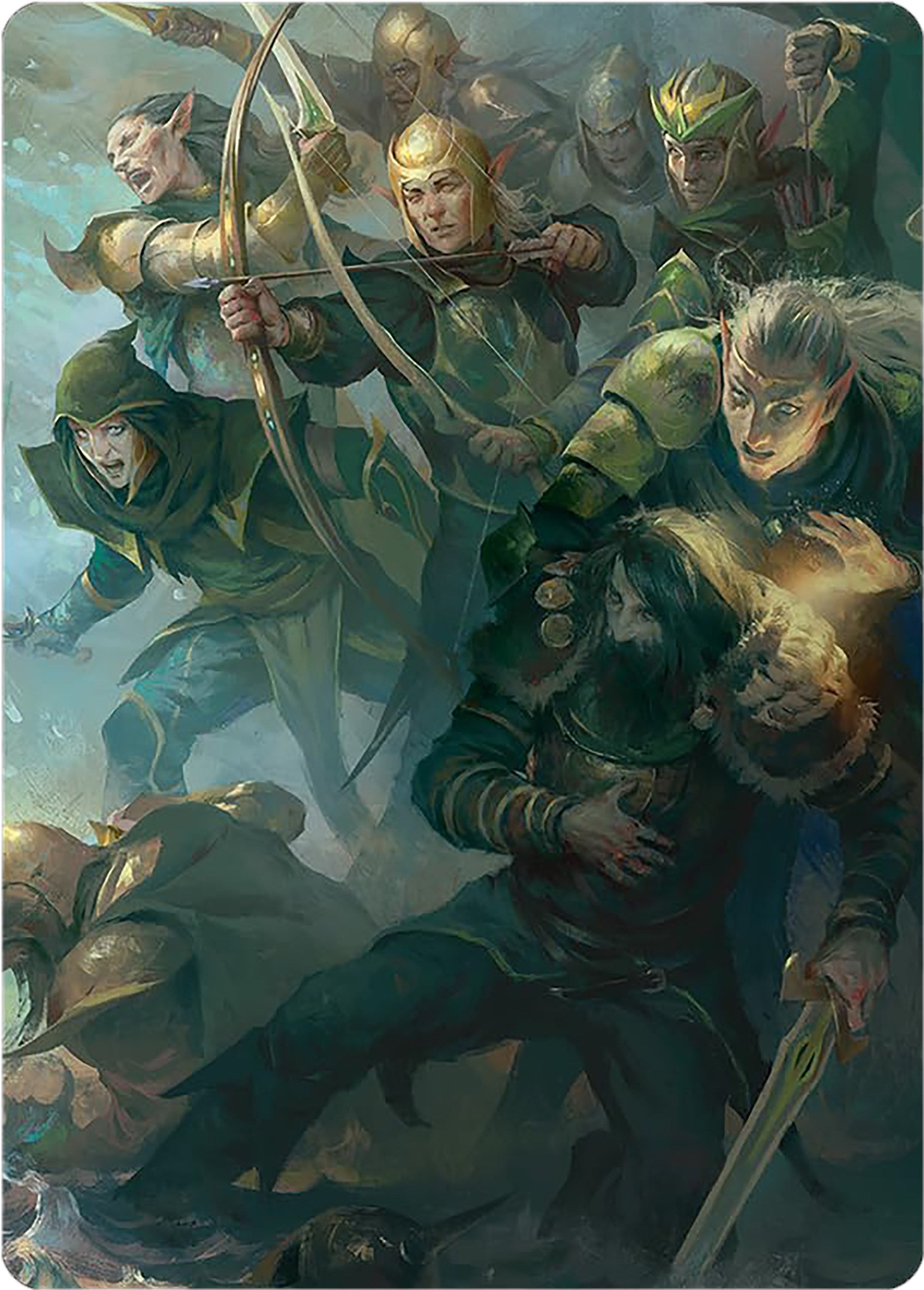 Galadhrim Brigade Art Card [The Lord of the Rings: Tales of Middle-earth Art Series] | Galactic Gamez