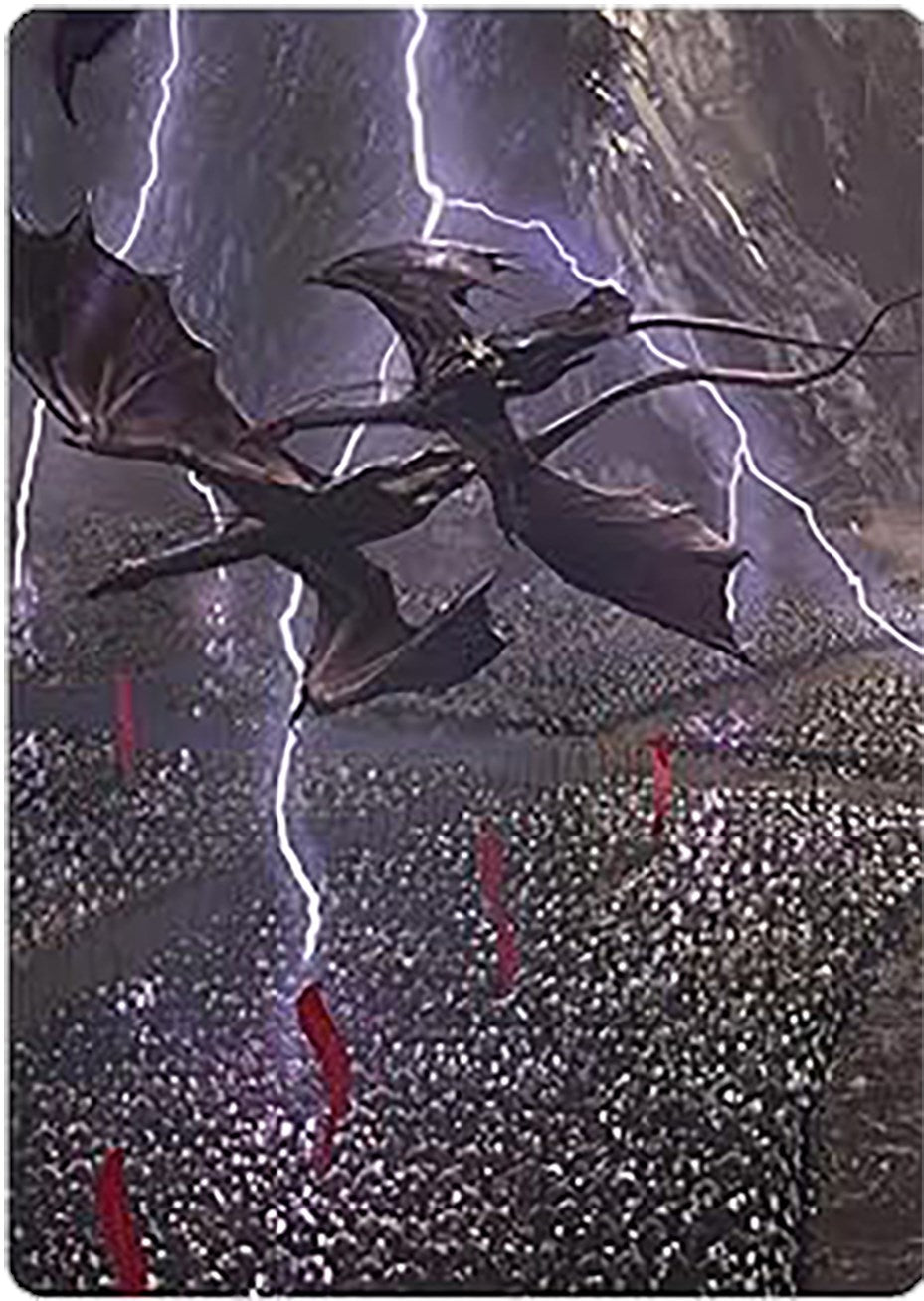 Mordor on the March Art Card [The Lord of the Rings: Tales of Middle-earth Art Series] | Galactic Gamez
