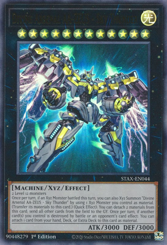 Divine Arsenal AA-ZEUS - Sky Thunder [STAX-EN044] Ultra Rare | Galactic Gamez