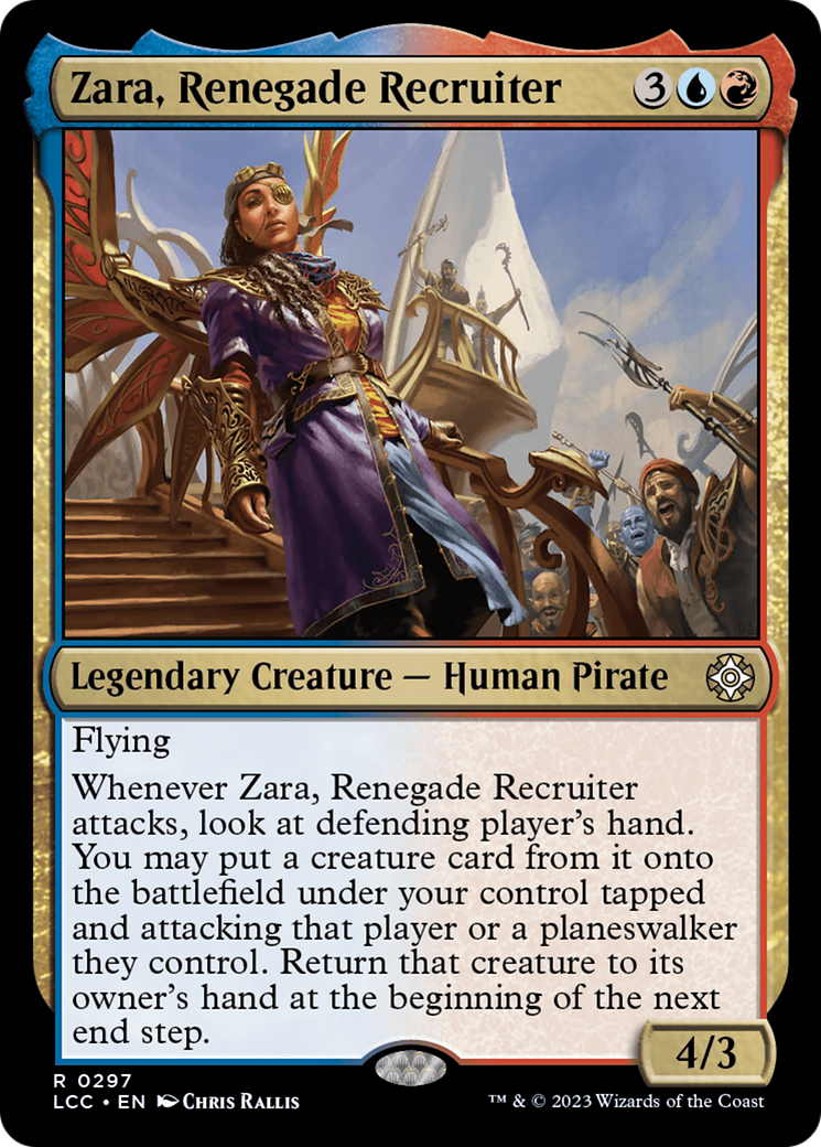 Zara, Renegade Recruiter [The Lost Caverns of Ixalan Commander] | Galactic Gamez