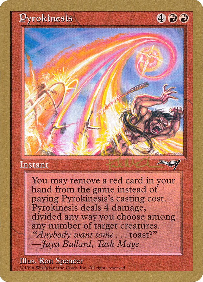 Pyrokinesis (Paul McCabe) [World Championship Decks 1997] | Galactic Gamez