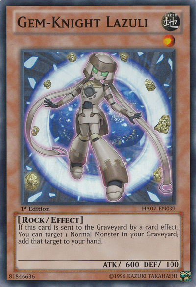 Gem-Knight Lazuli [HA07-EN039] Super Rare | Galactic Gamez