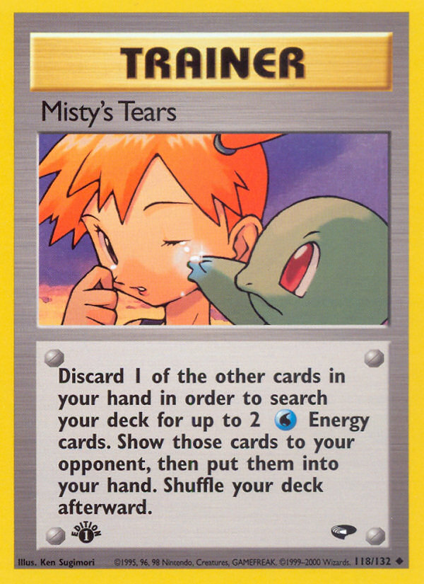 Misty's Tears (118/132) [Gym Challenge 1st Edition] | Galactic Gamez