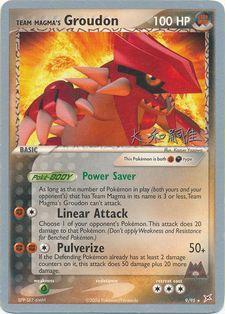 Team Magma's Groudon (9/95) (Magma Spirit - Tsuguyoshi Yamato) [World Championships 2004] | Galactic Gamez