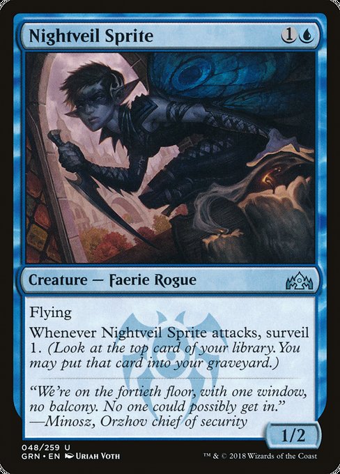 Nightveil Sprite [Guilds of Ravnica] | Galactic Gamez