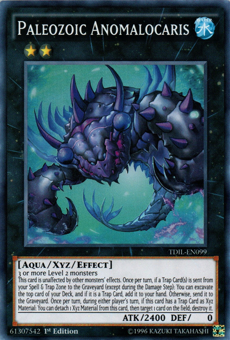 yugioh paleozoic cards Anomalocaris | Card Details up monster on the field Yugioh Paleozoic Olenoides TDIL-EN095 Common