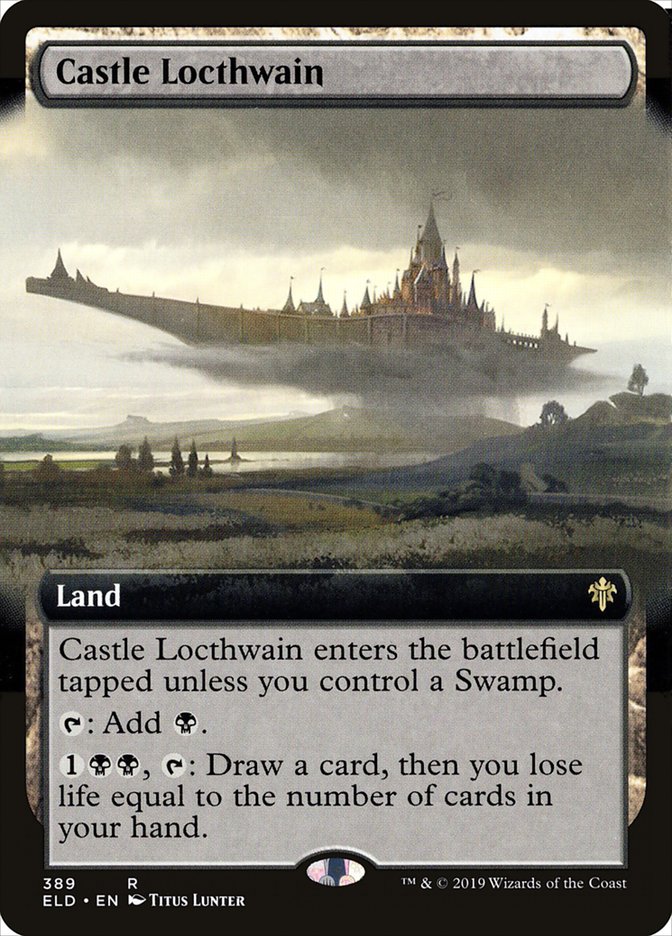 Castle Locthwain (Extended Art) [Throne of Eldraine] | Galactic Gamez