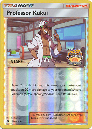 Professor Kukui (128/149) (Regional Championship Promo Staff) [Sun & Moon: Base Set] | Galactic Gamez