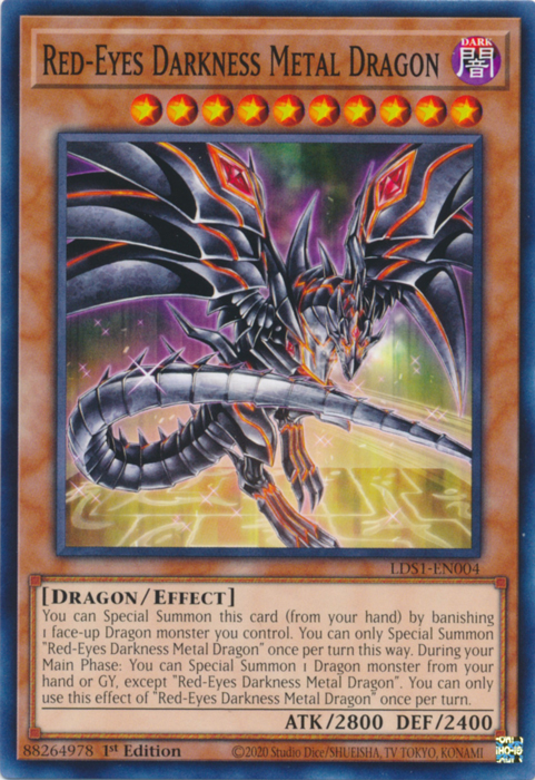 Red-Eyes Darkness Metal Dragon [LDS1-EN004] Common | Galactic Gamez