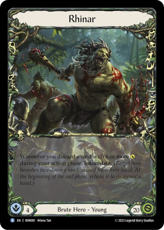 Rhinar [RNR001] (Rhinar Hero Deck)  Rainbow Foil | Galactic Gamez