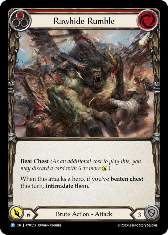 Rawhide Rumble (Red) [RNR015] (Rhinar Hero Deck) | Galactic Gamez