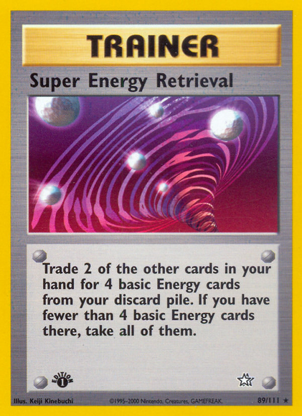 Super Energy Retrieval (89/111) [Neo Genesis 1st Edition] | Galactic Gamez