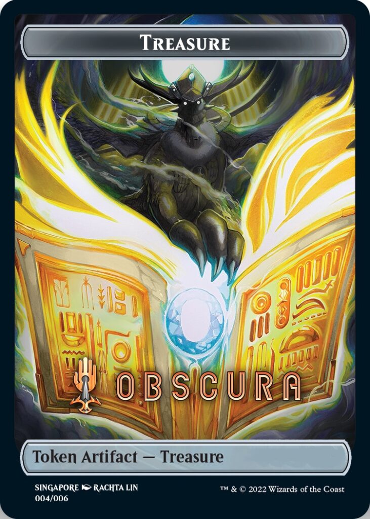 Treasure Token (Obscura) (Southeast Asia Artists) [Streets of New Capenna Tokens] | Galactic Gamez