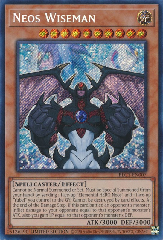 Neos Wiseman [BLC1-EN007] Secret Rare | Galactic Gamez