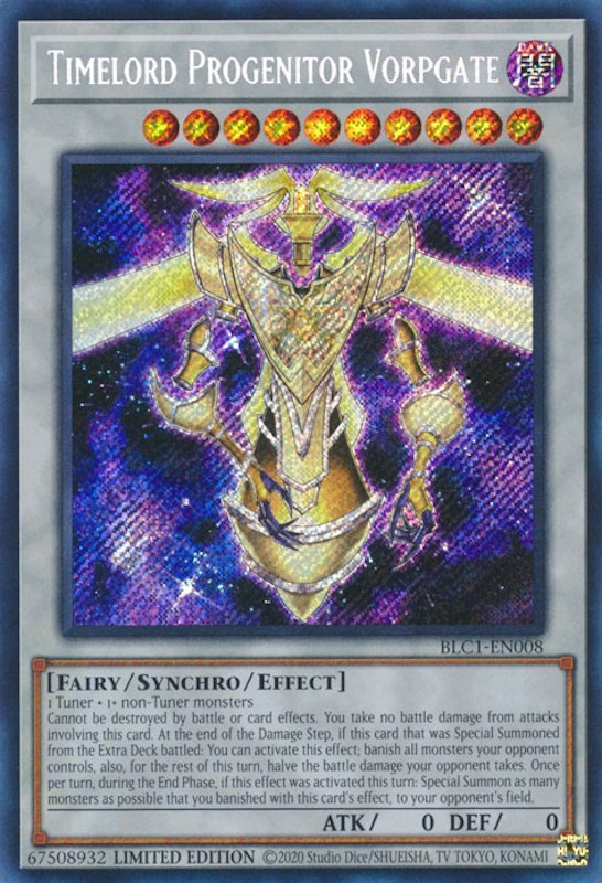 Timelord Progenitor Vorpgate [BLC1-EN008] Secret Rare | Galactic Gamez