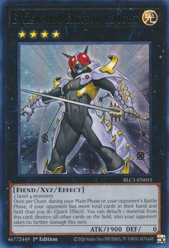 Evilswarm Exciton Knight [BLC1-EN015] Ultra Rare | Galactic Gamez