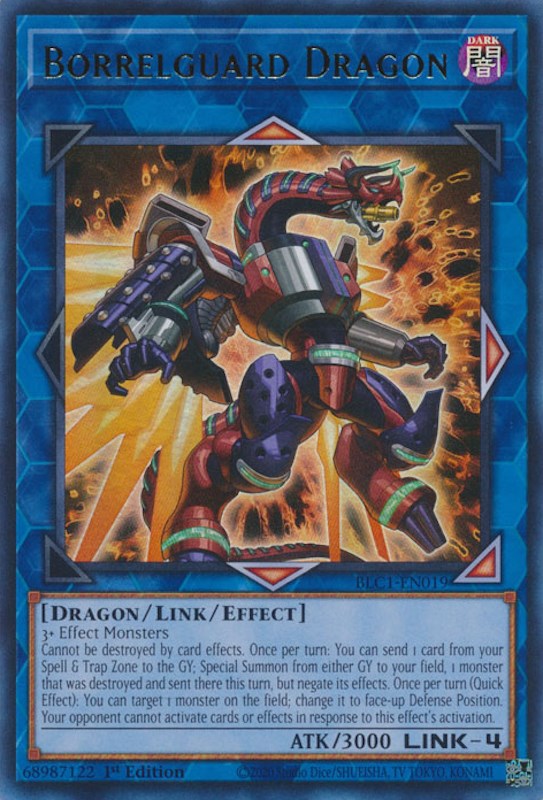 Borrelguard Dragon [BLC1-EN019] Ultra Rare | Galactic Gamez