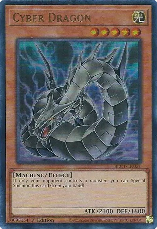 Cyber Dragon (Alternate Art) [BLC1-EN021] Ultra Rare | Galactic Gamez